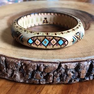 Wood Bangle bracelet